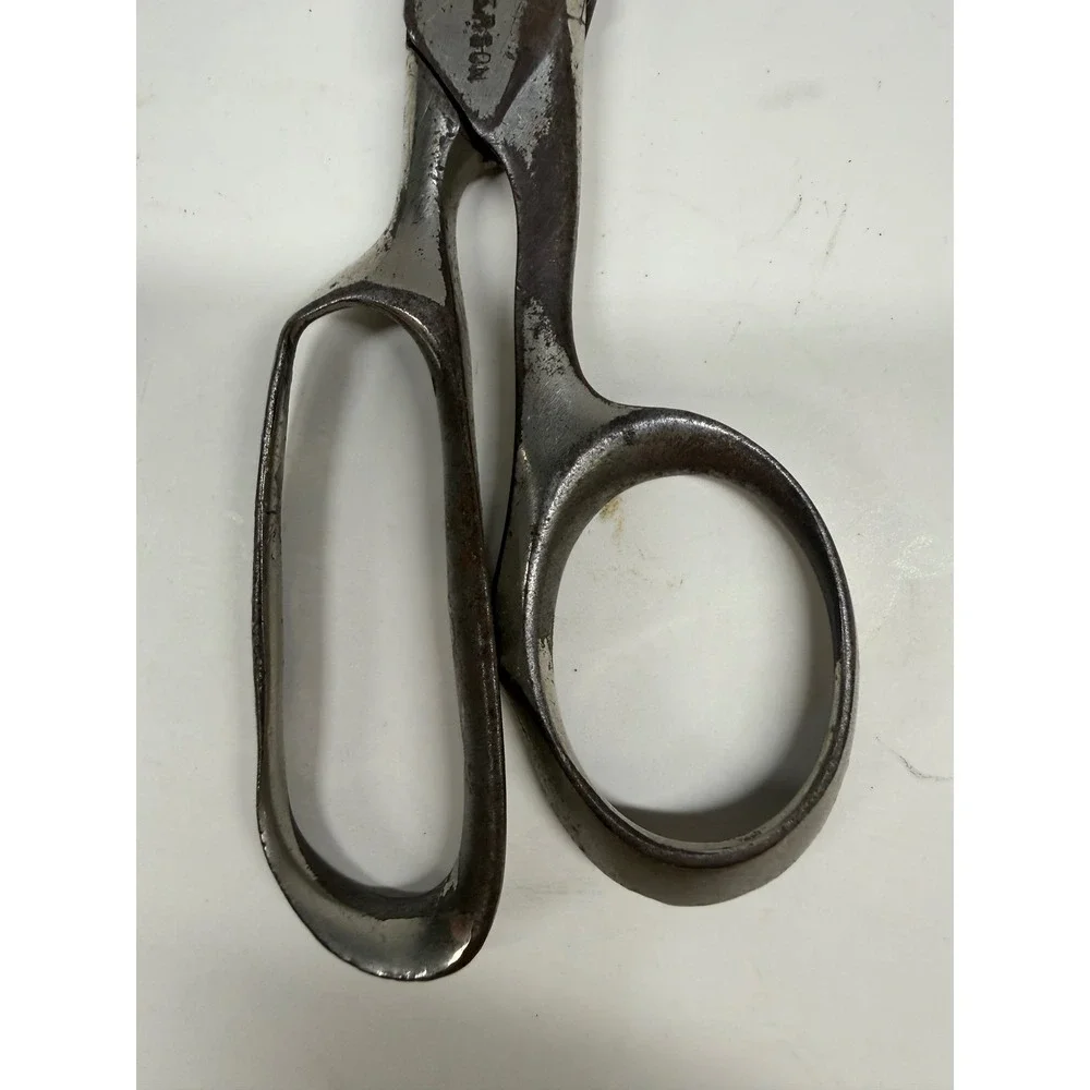 Vintage Jefferson 8 Inch Tailor Shears Forged Steel Industrial Sewing Scissors